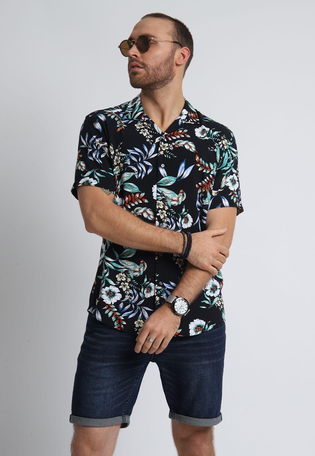 Camisa Print Floral Arrow-2