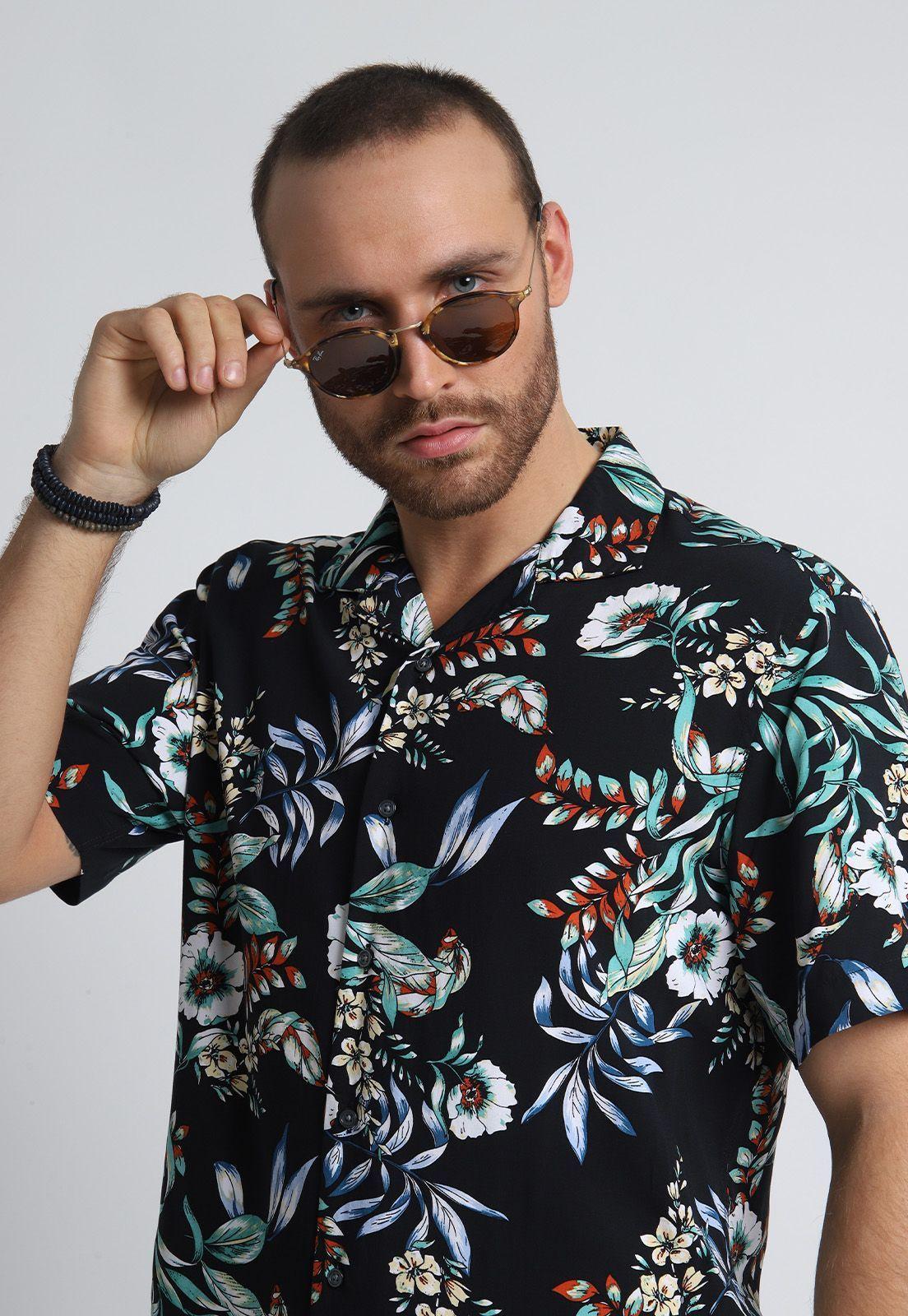 Camisa Print Floral Arrow-1