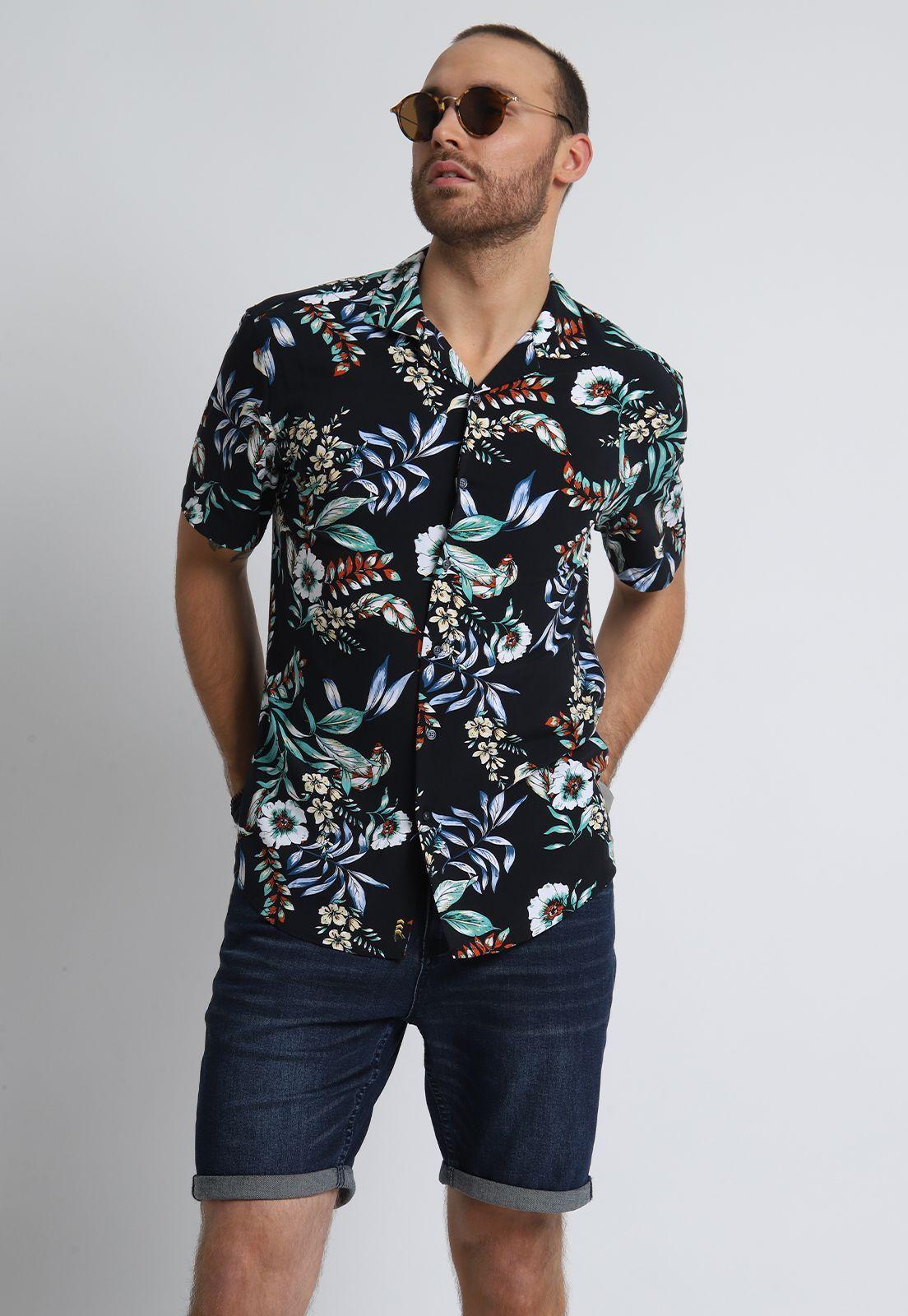 Camisa Print Floral Arrow-0