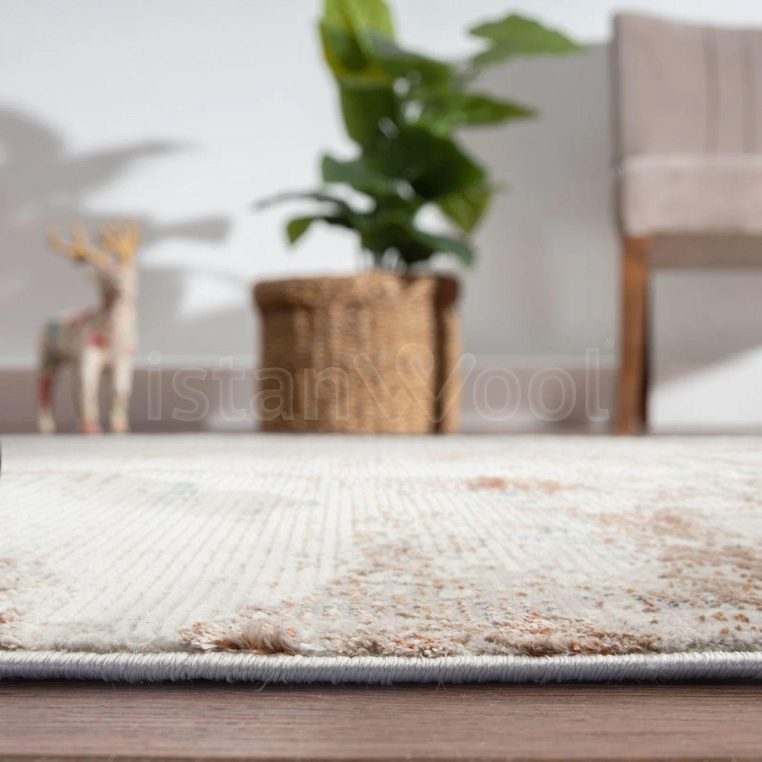 Alfombra Moderna con diseño 200x300cms.Gruesa Gris-3