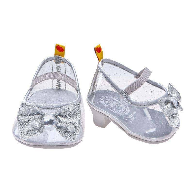 Zapatos Con Taco Plateados Build A Bear-0