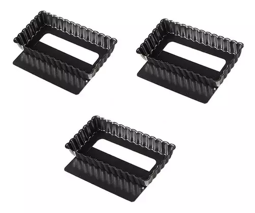 Pack X3 Moldes Desmontables Moldes Rectangular Individual-0