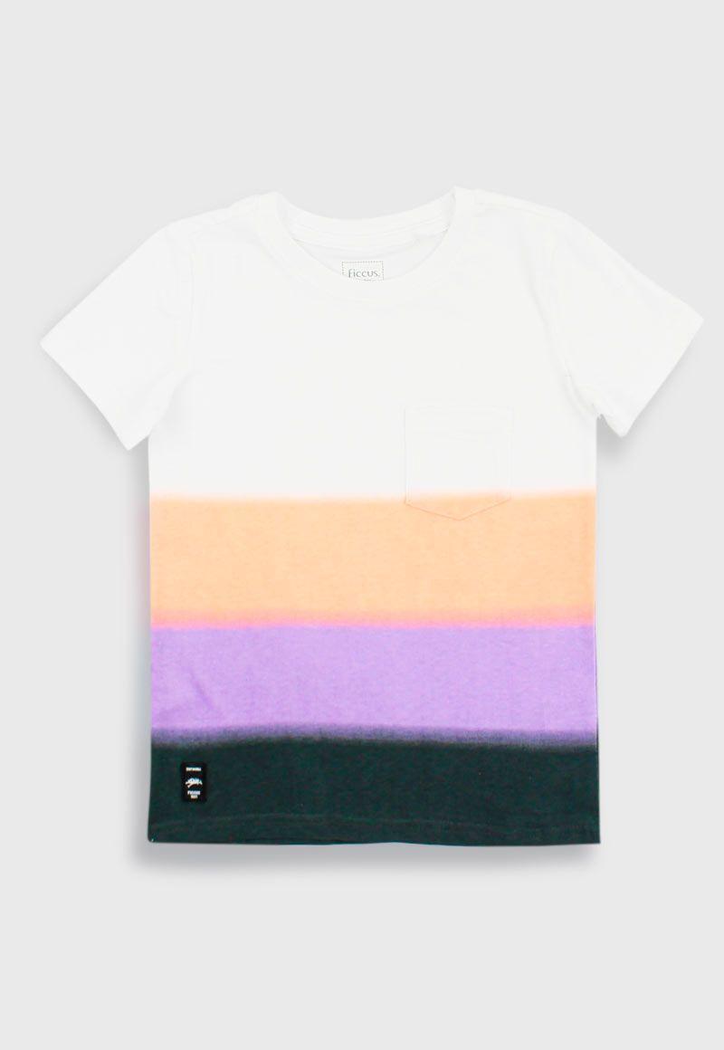 Polera kids niño tricolor 241-0