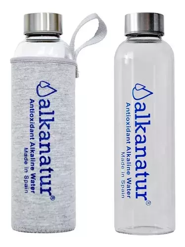 Botella de Cristal Borosilicato para agua-1