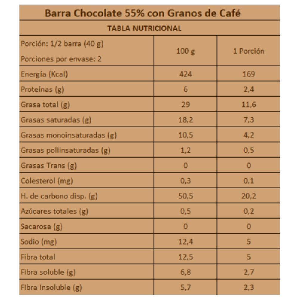 Chocolate Amargo-Café Vegana SABORES SIN CULPA-3