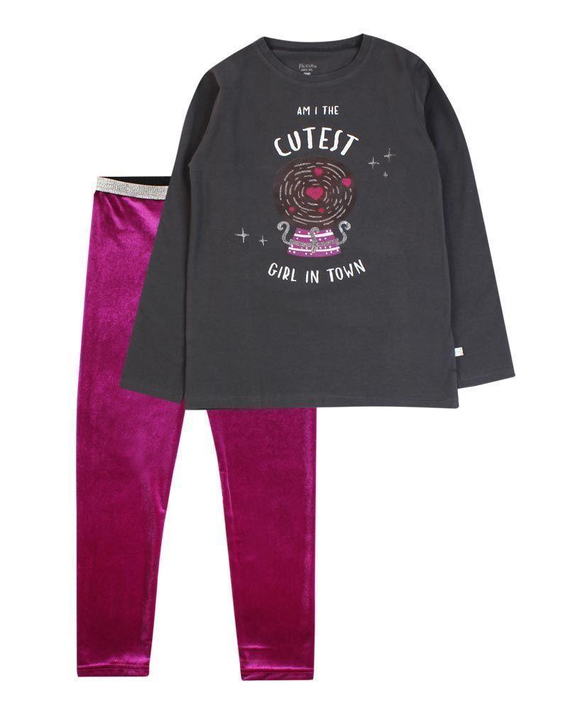 Pijama Jr Niña Brilliant Ficcus-0