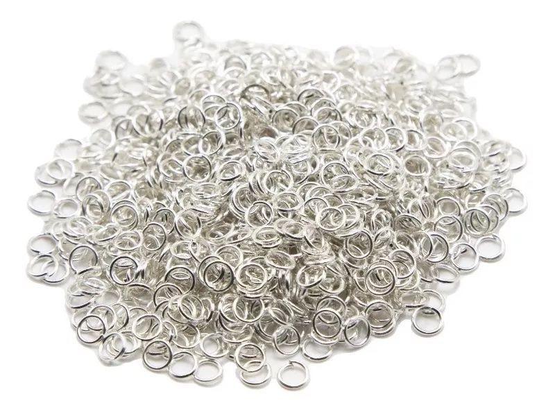 Broche Mosquetón Grande B1 argollas B2 Color Plateado 100un-2