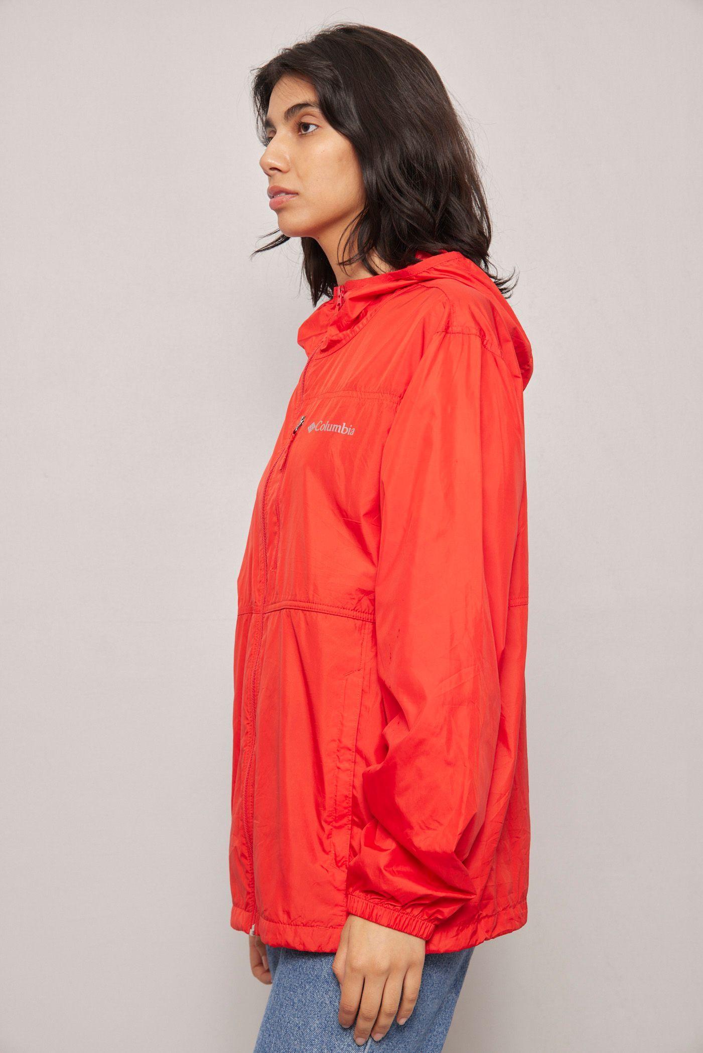 Cortaviento casual  rojo columbia talla L-1