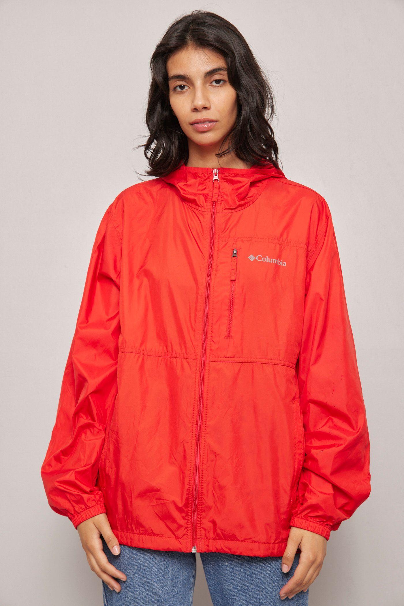 Cortaviento casual  rojo columbia talla L-0