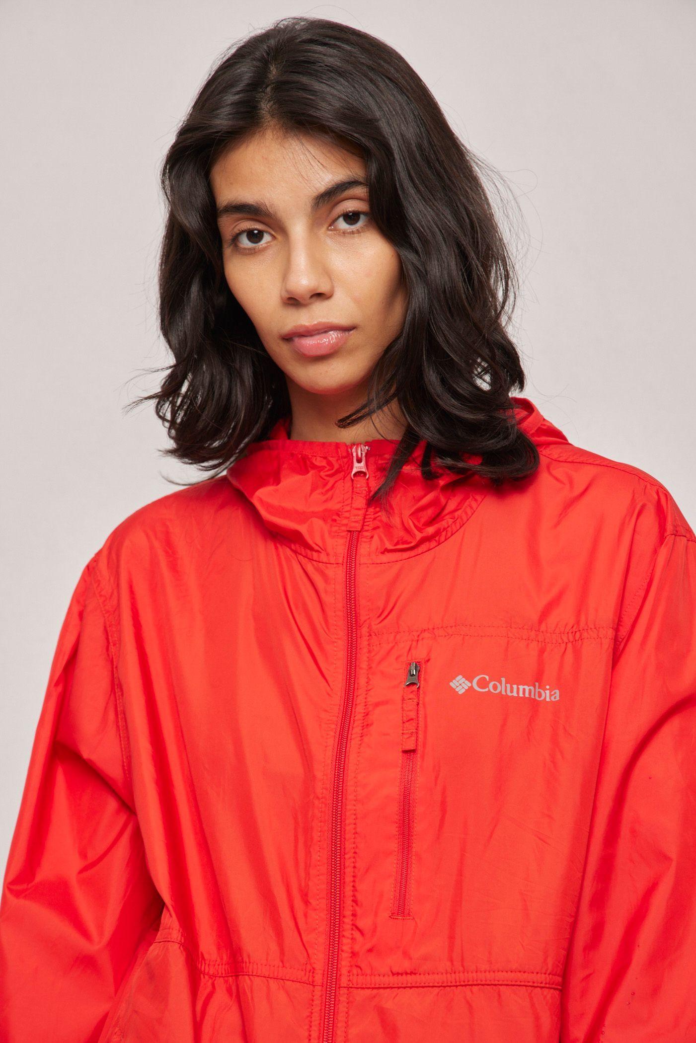 Cortaviento casual  rojo columbia talla L-4