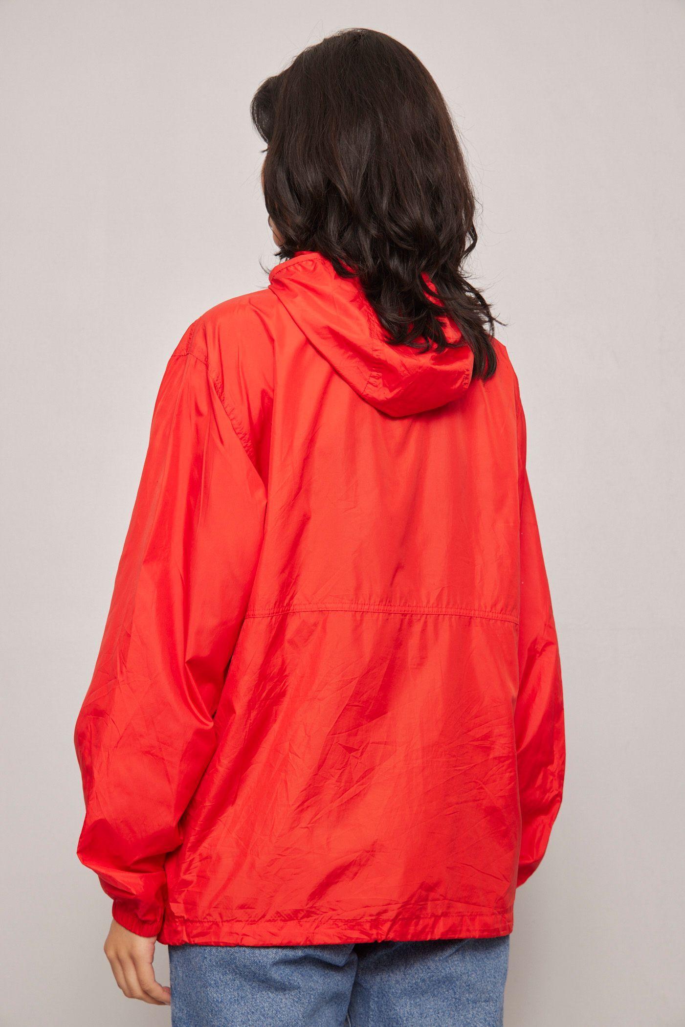 Cortaviento casual  rojo columbia talla L-2