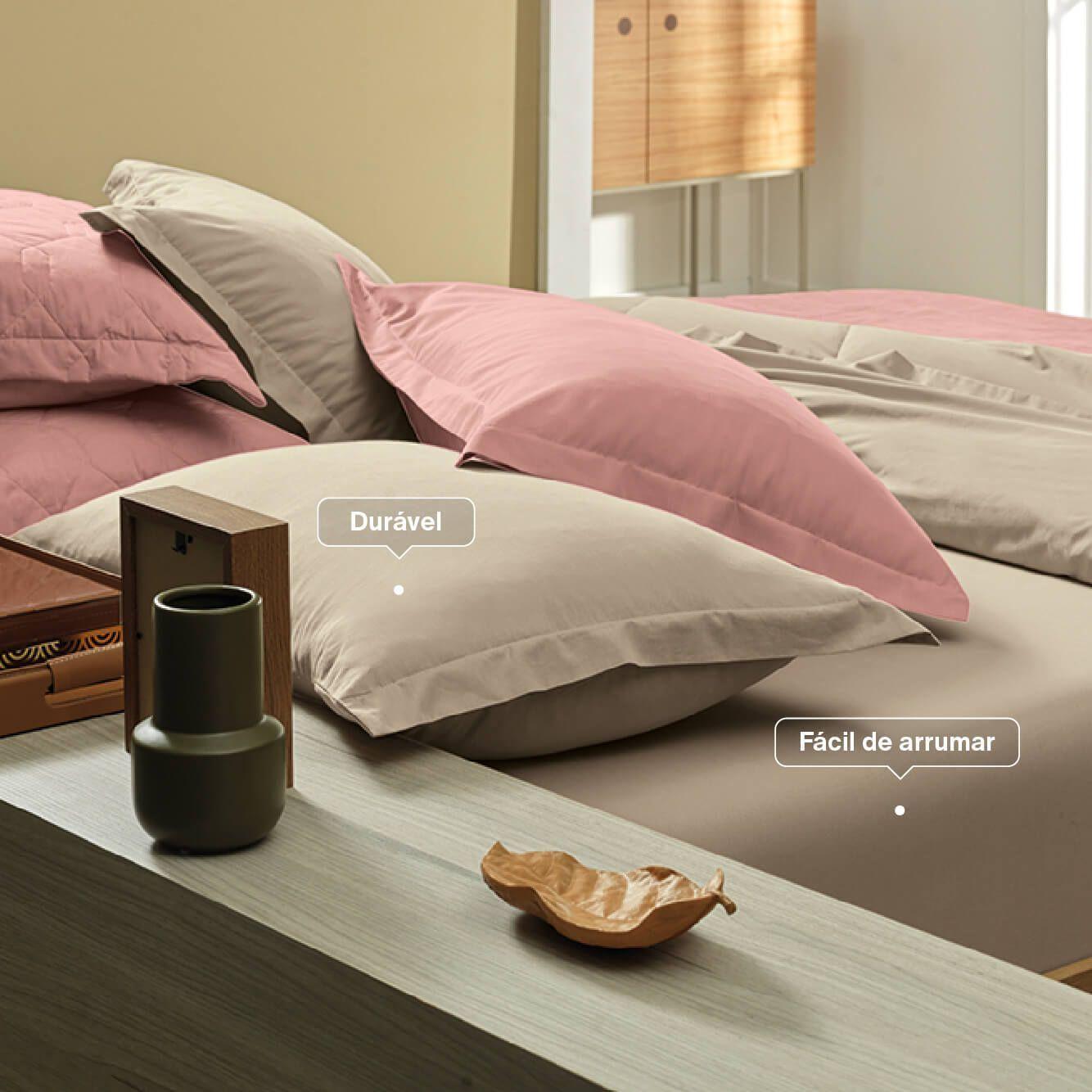 Cubrecama Karsten Liss Súper King 180 hilos Beige-2