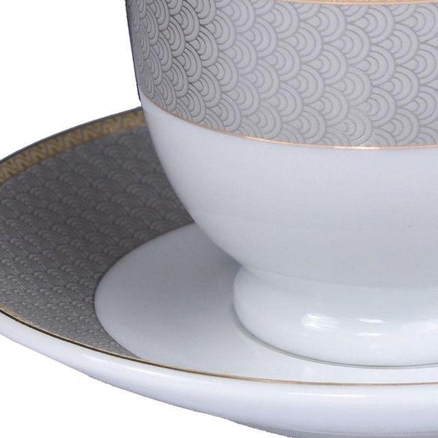 Juego de Tazas Para Té Liverpool Silver 12 Piezas-2