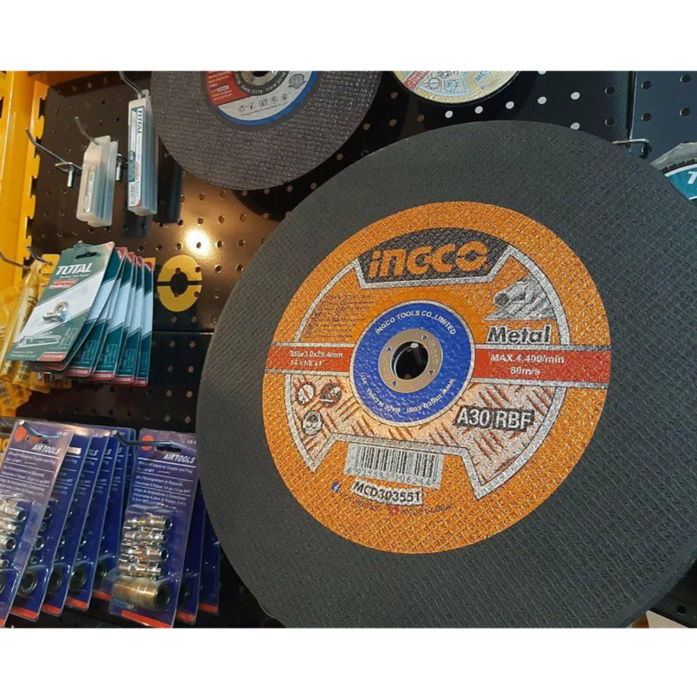Disco Corte Metal 14 355mm Tronzadora Ingco-1