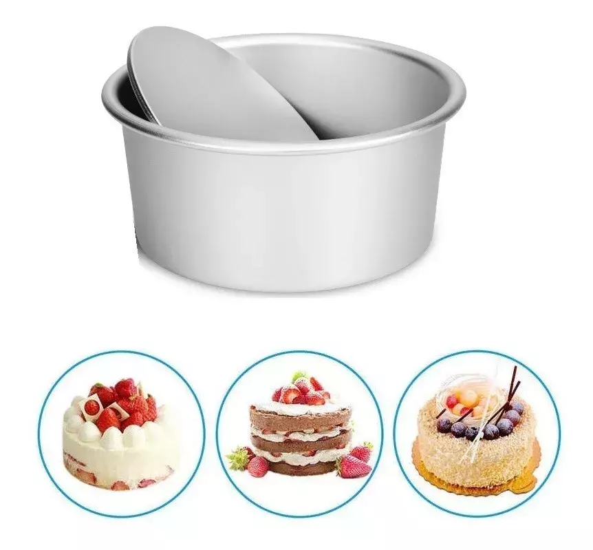 Molde Torta Molde Queque Molde Aluminio Moldes Torta14x10cm-1