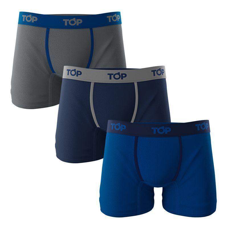 Pack 3 Boxer Medio Top Algodón Color C1-0