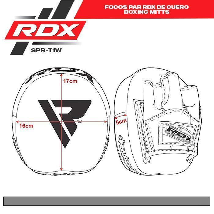 Focos Par Rdx De Cuero Boxing Mitts - Spr-t1w-6
