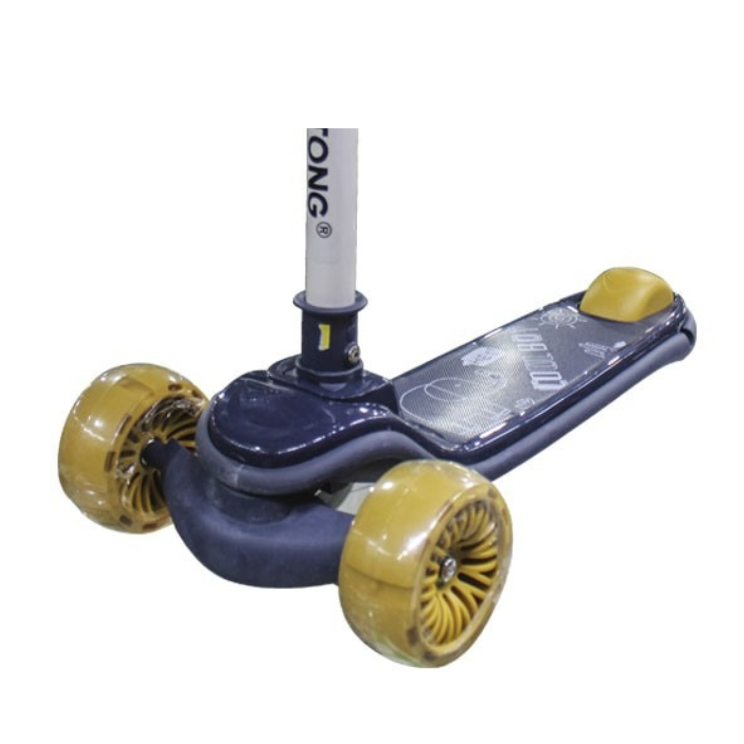 Scooter Monopatin 3 Ruedas Led Plegable morado-1