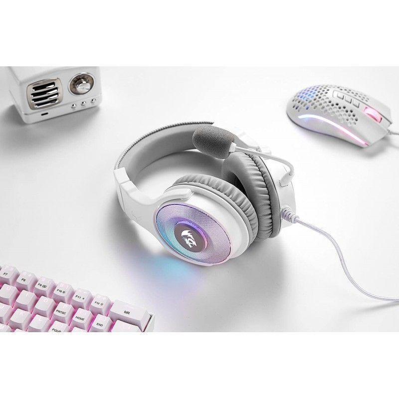 Audifono Redragon H350 Pandora RGB white (PC/PS4/Xbox One/NS)-3