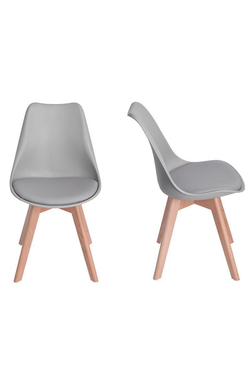 Juego Comedor Mesa 80cm más 4 Sillas Tulip-4