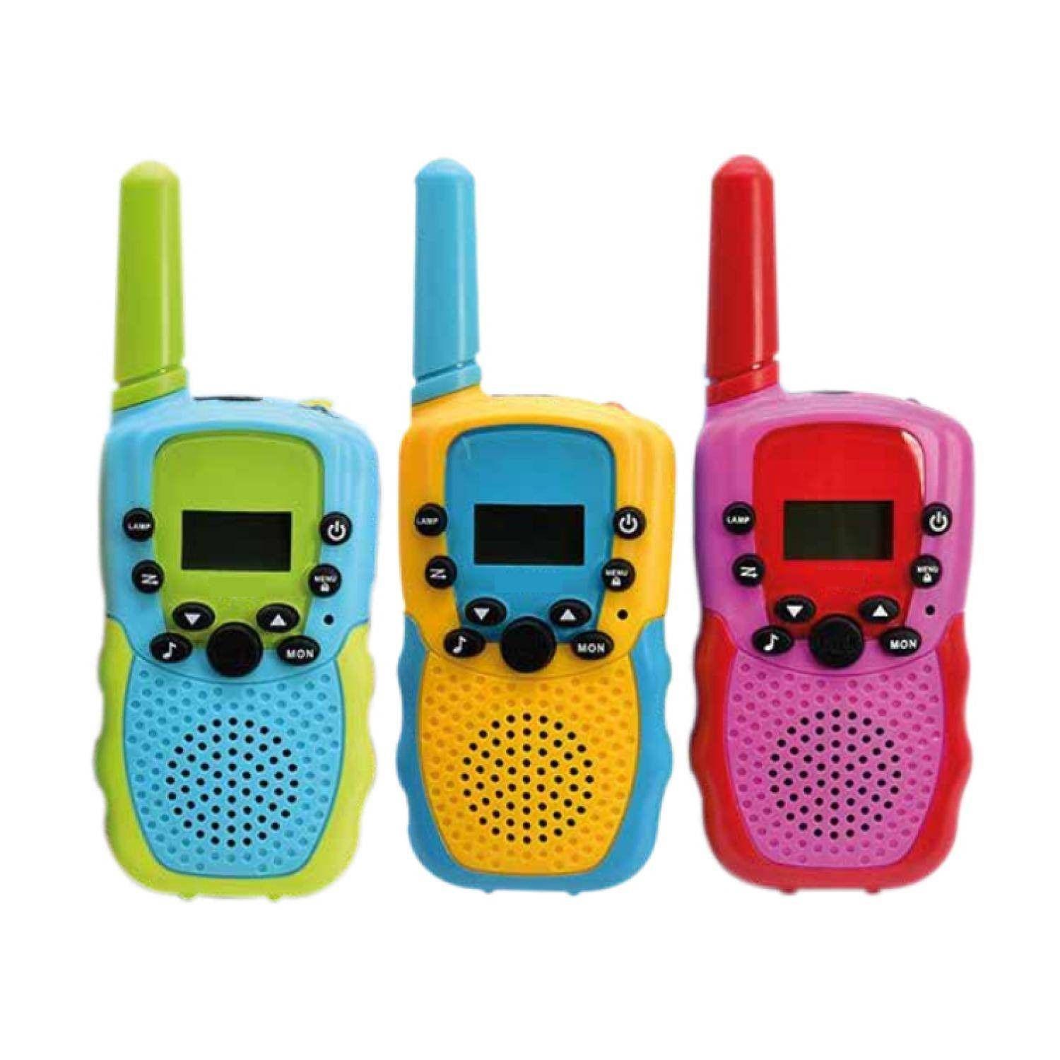 Set 3 Walkie Talkie Niños Dblue Colores-0