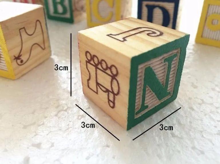 Cubo De Madera 48 Piezas Juguete Didactico Letras Y Numero-3