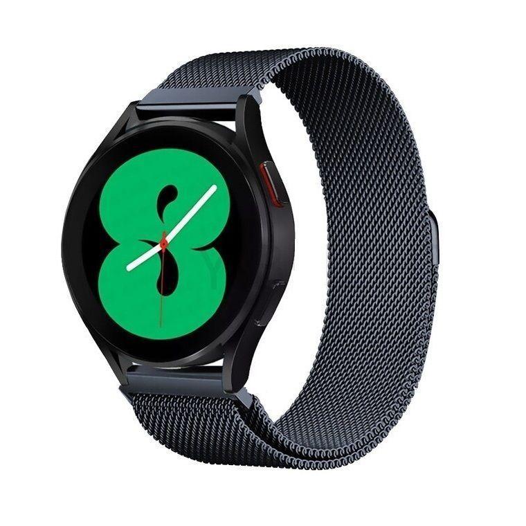Correa Metálica Para Samsung Huawei Amazfit Xiaomi 20mm / Gris Oscuro -0