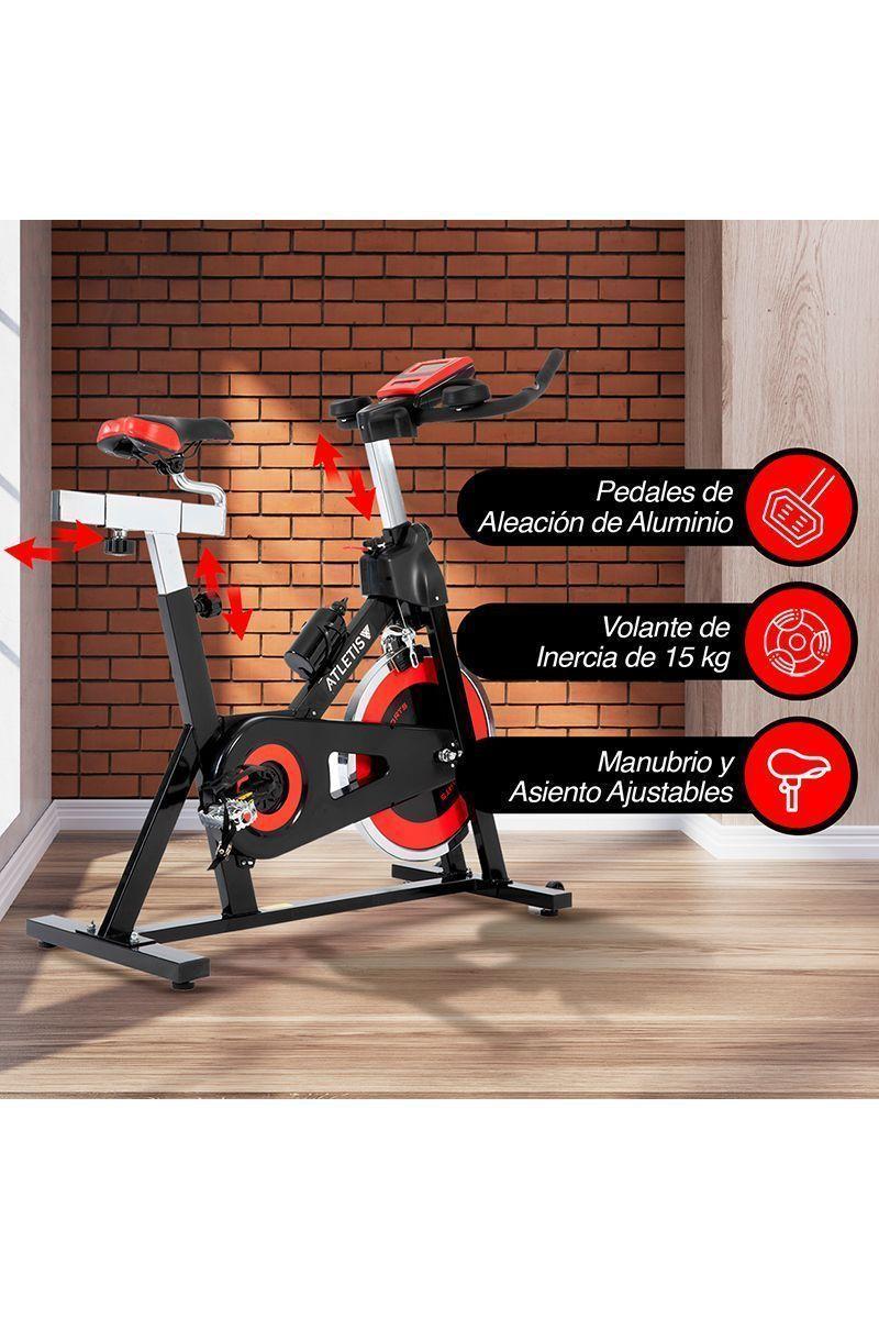 Bicicleta Spinning Pro Volante Inercia 15 Kg Negro-4