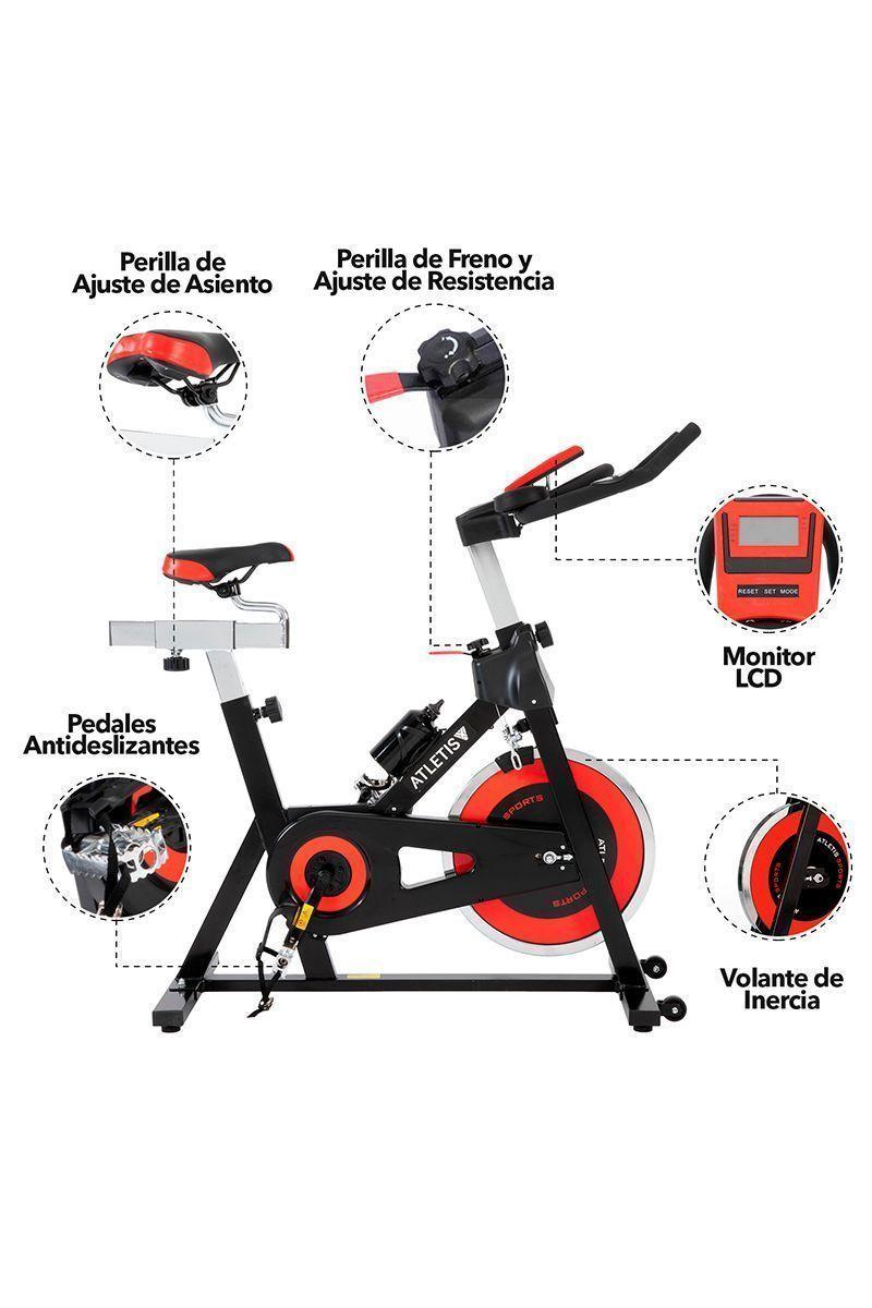 Bicicleta Spinning Pro Volante Inercia 15 Kg Negro-3