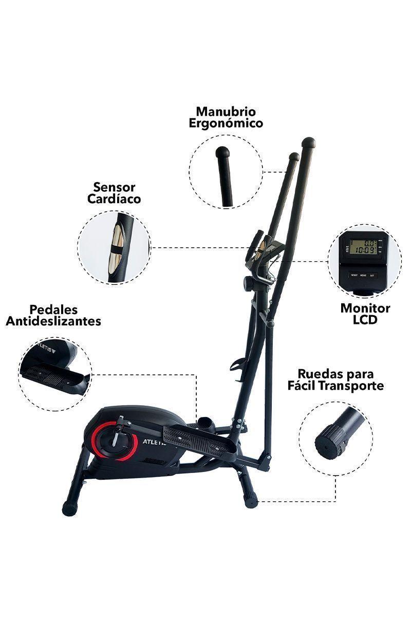 Bicicleta Elíptica Atletis YQ-2303B Negro-3