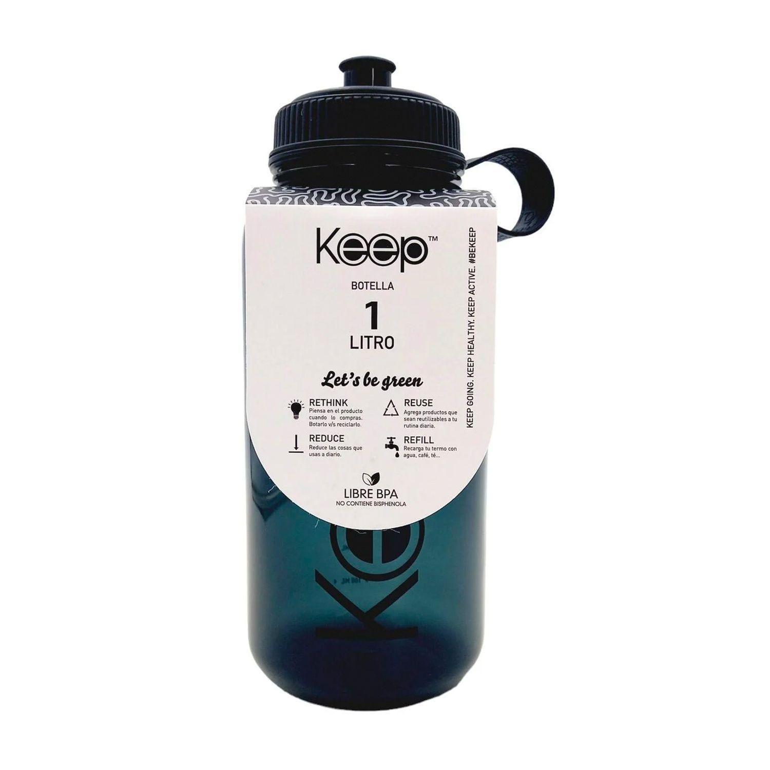 Botella Motivacional Transportable 1L Rosado / Morado - Keep-2