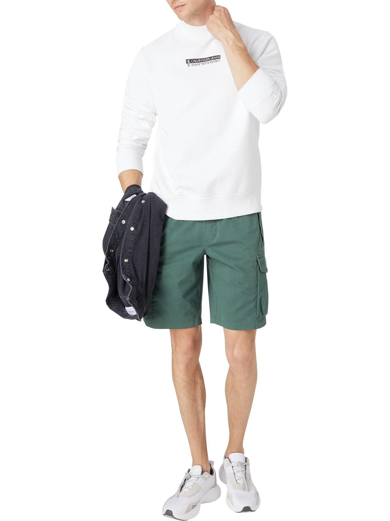 Polerón Micro Mirrored Blanco Calvin Klein-1