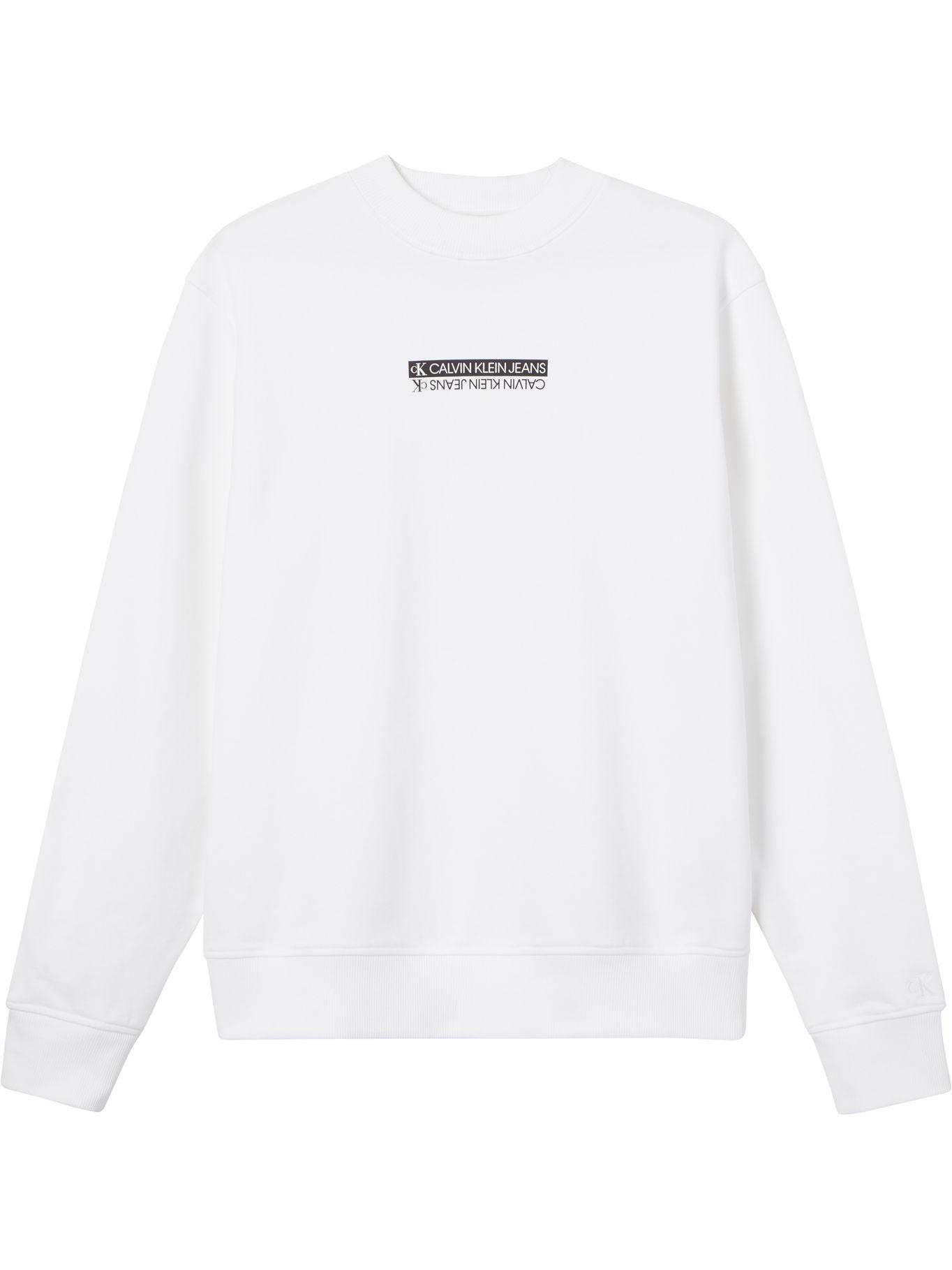 Polerón Micro Mirrored Blanco Calvin Klein-0