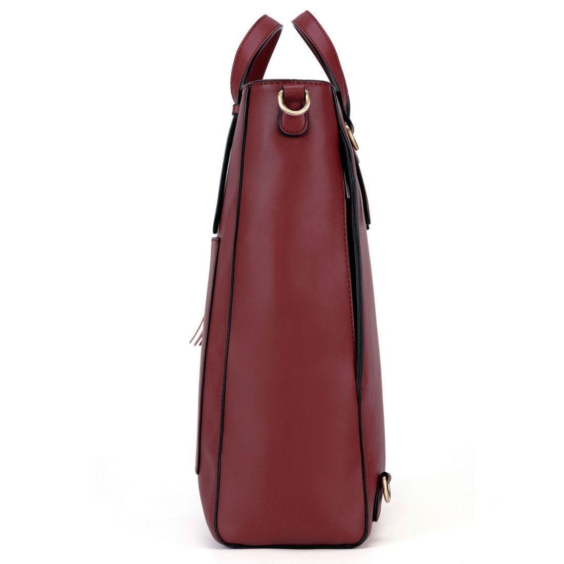 Ecosusi STYLE tote de mano para 14"- burdeo-3