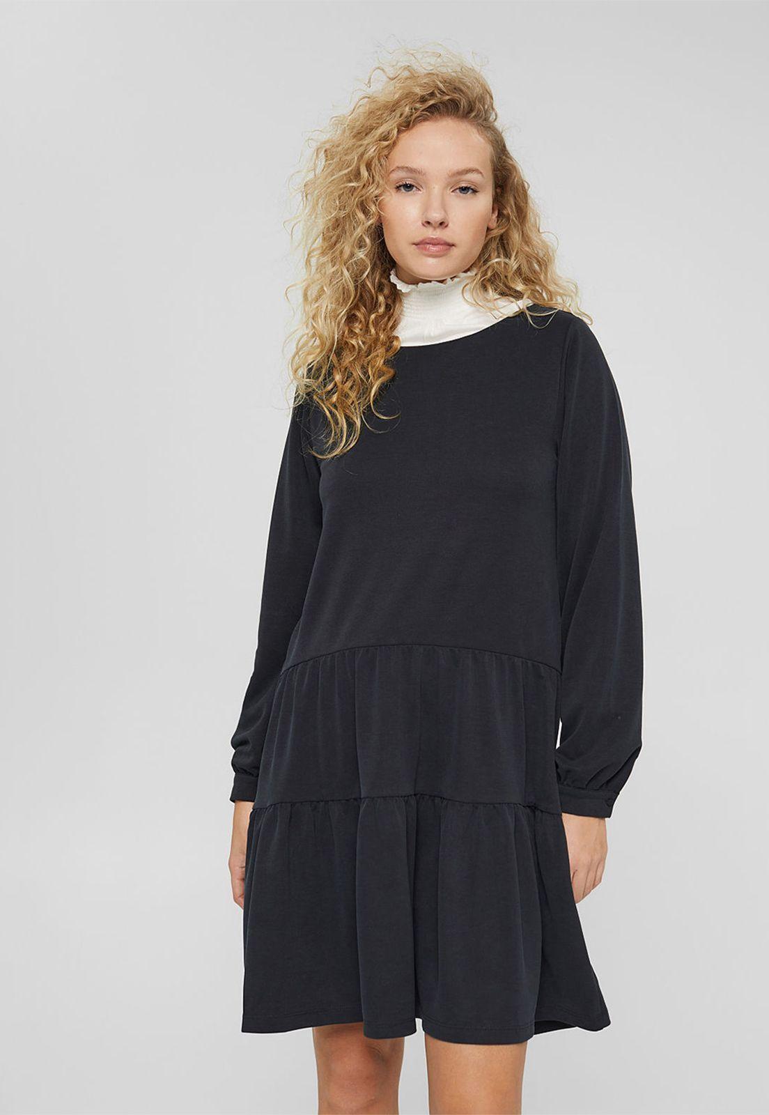 vestido mujer manga larga Esprit-0