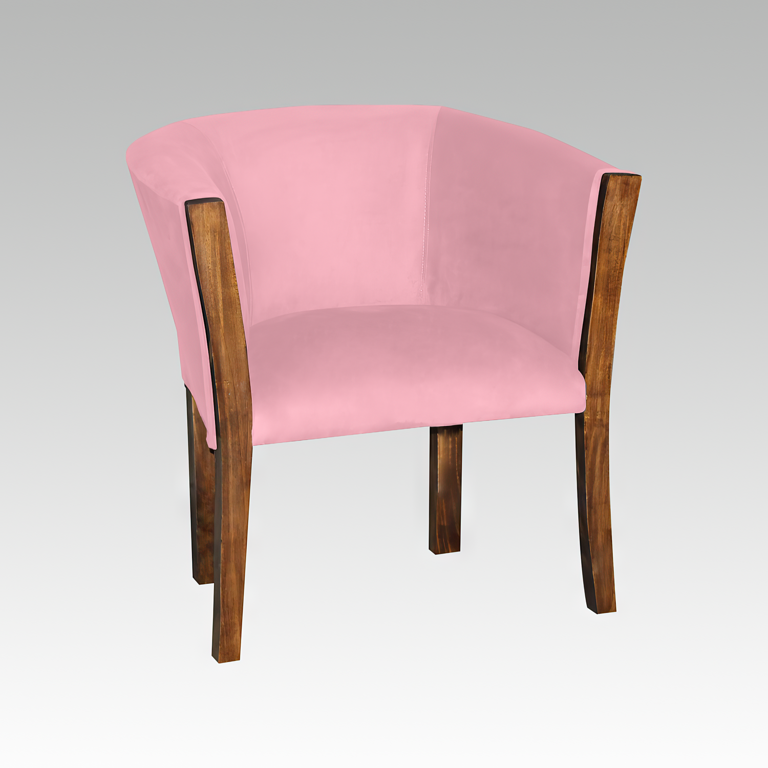Poltrona Estilo Herradura Moscú rosa-0