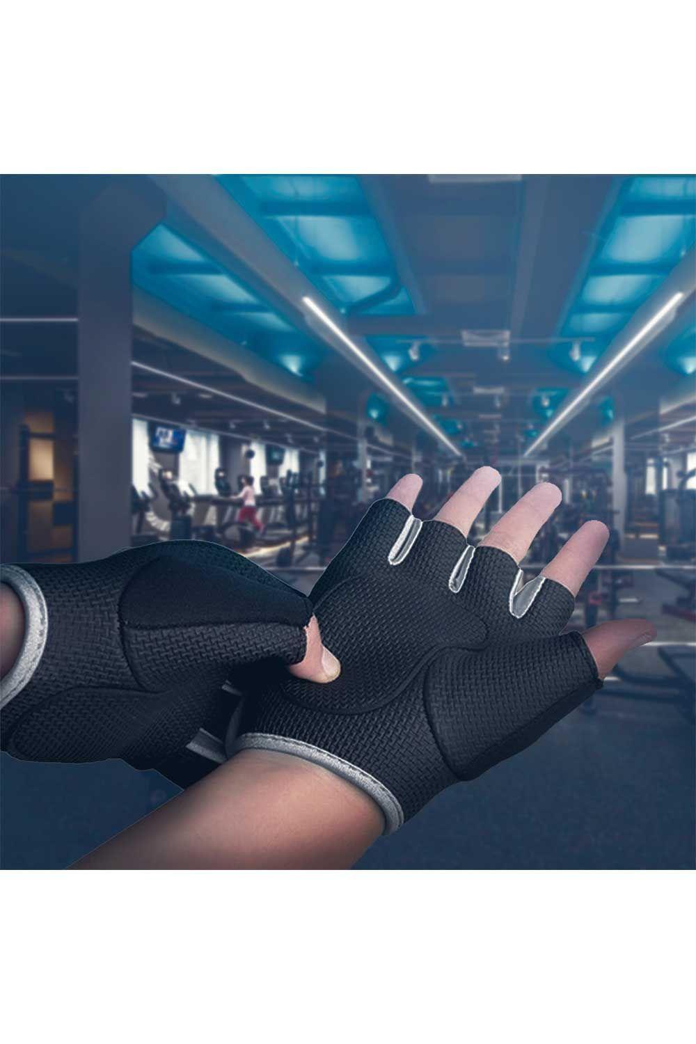 Guantes De Entrenamiento Fitness Ejercicios Negro-2