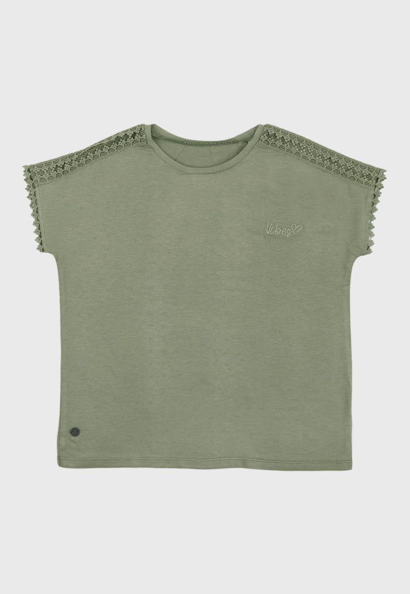 Polera junior niña macramé craft 383-0