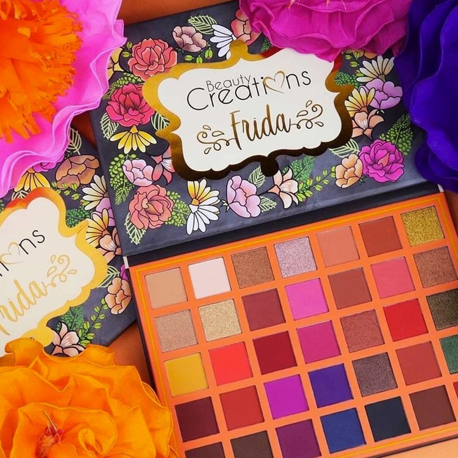 Pack Paleta De Sombra “Frida” + Set 24 Brochas Pastel Marshmallow de Beauty Creations-3