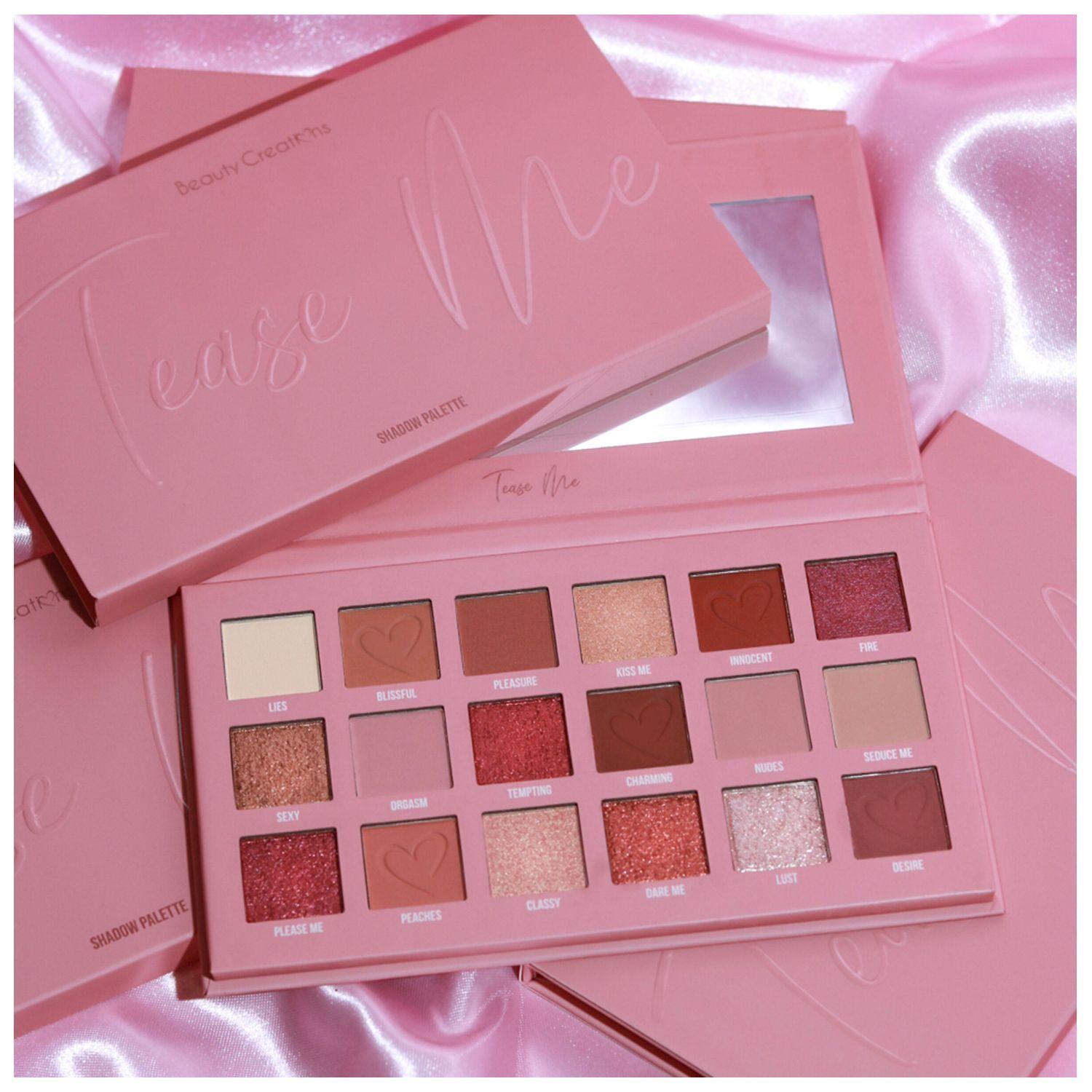 Pack Paleta De Sombra "Tease Me" + Set 24 Brochas Pastel Bubble Gun de Beauty Creations-6