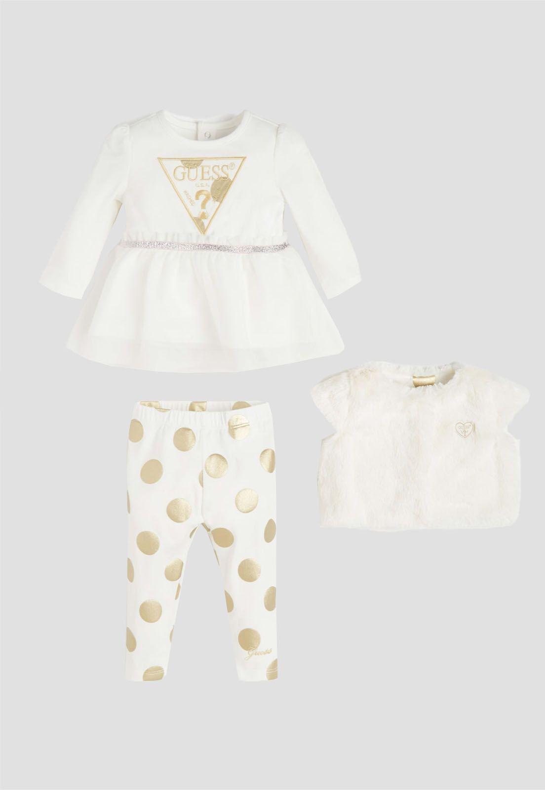 Sets G Kids Set Vest+Ls T-Shirt+Leggings G018-0