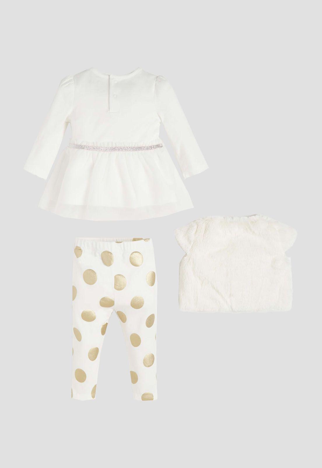 Sets G Kids Set Vest+Ls T-Shirt+Leggings G018-1