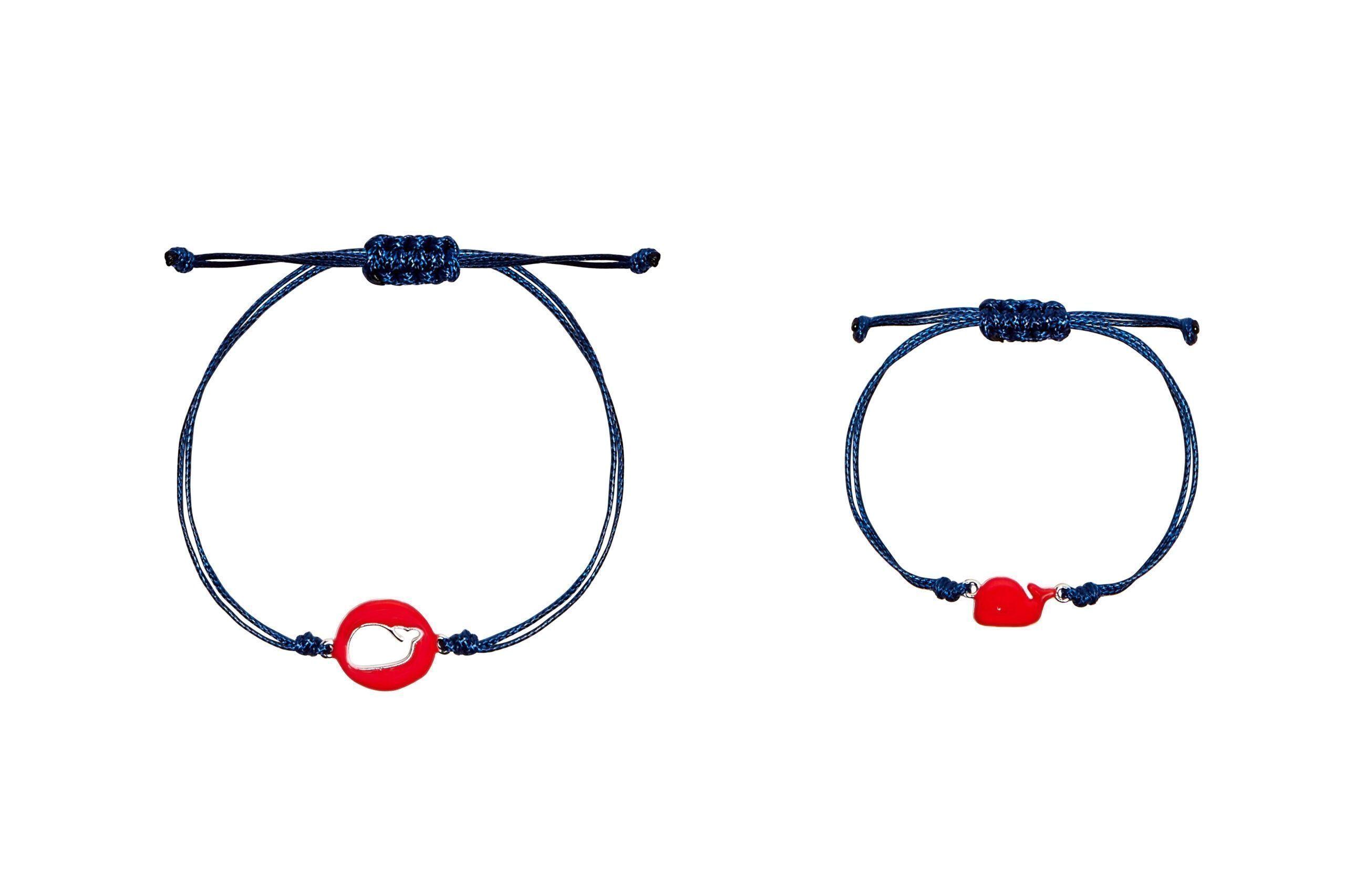 Pulseras de ballena roja MOM & KID-0