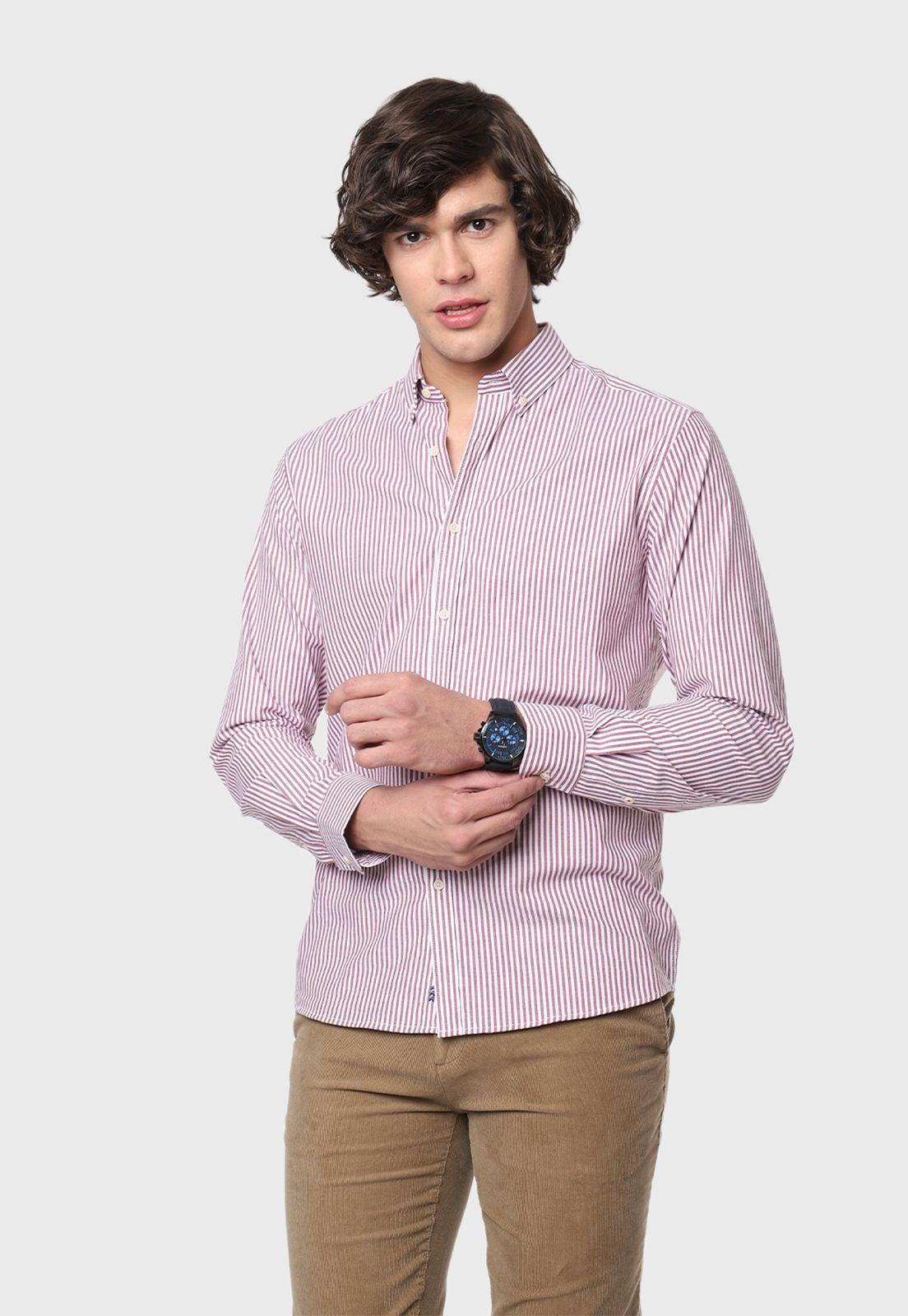 Camisa Oxford A Rayas Arrow-1