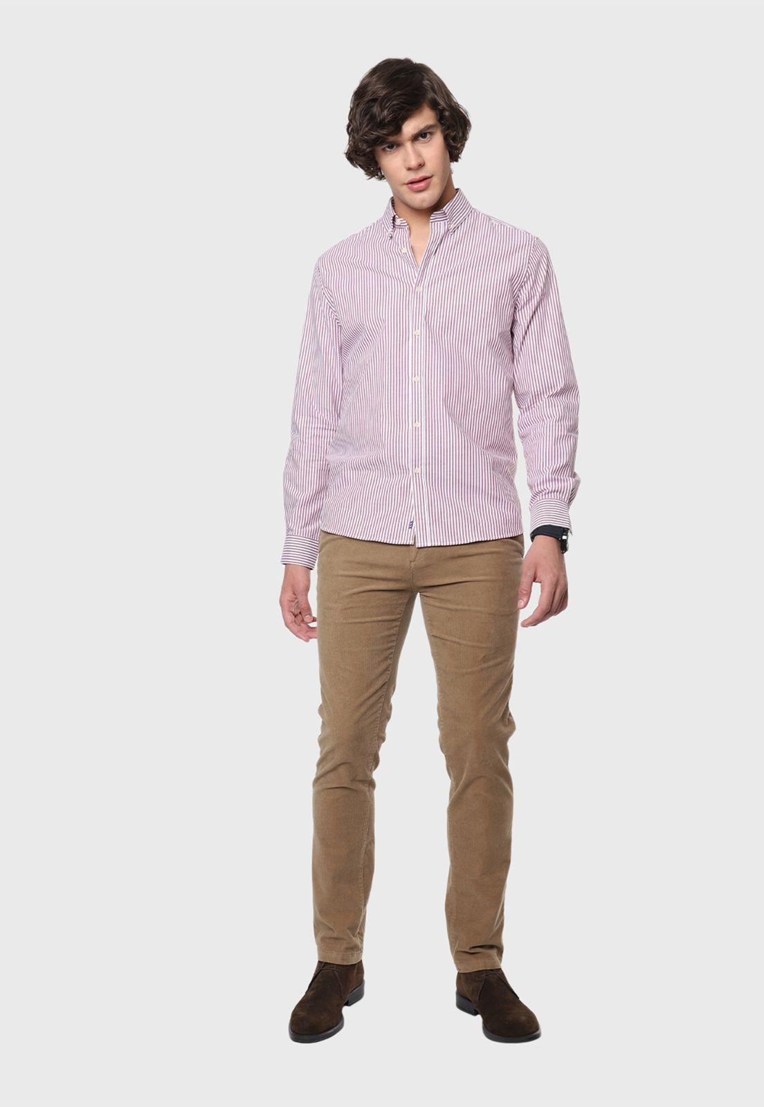 Camisa Oxford A Rayas Arrow-4