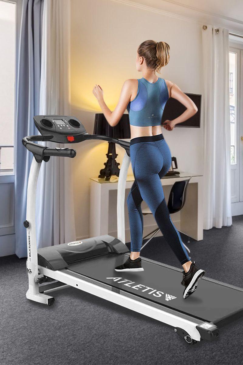 Trotadora 3 Niveles de Inclinación Manual Blanco-1