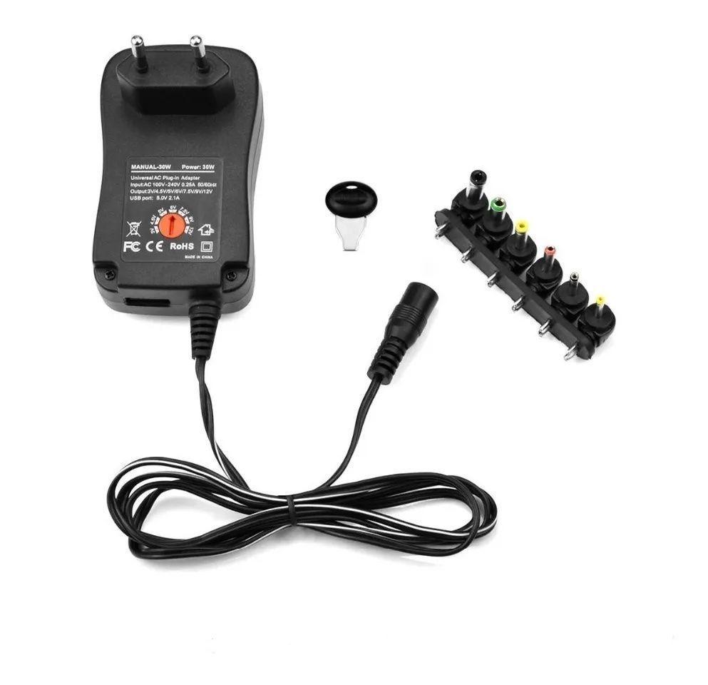 Adaptador Universal De Corriente 12w Regulable 3v A 12v-3