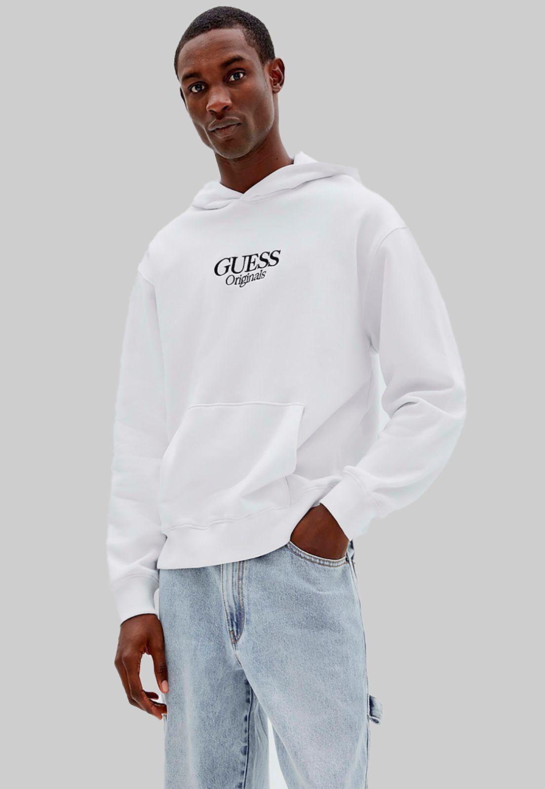 Poleron Guess Go Jordan Logo Hoodie G011 Blanco-0