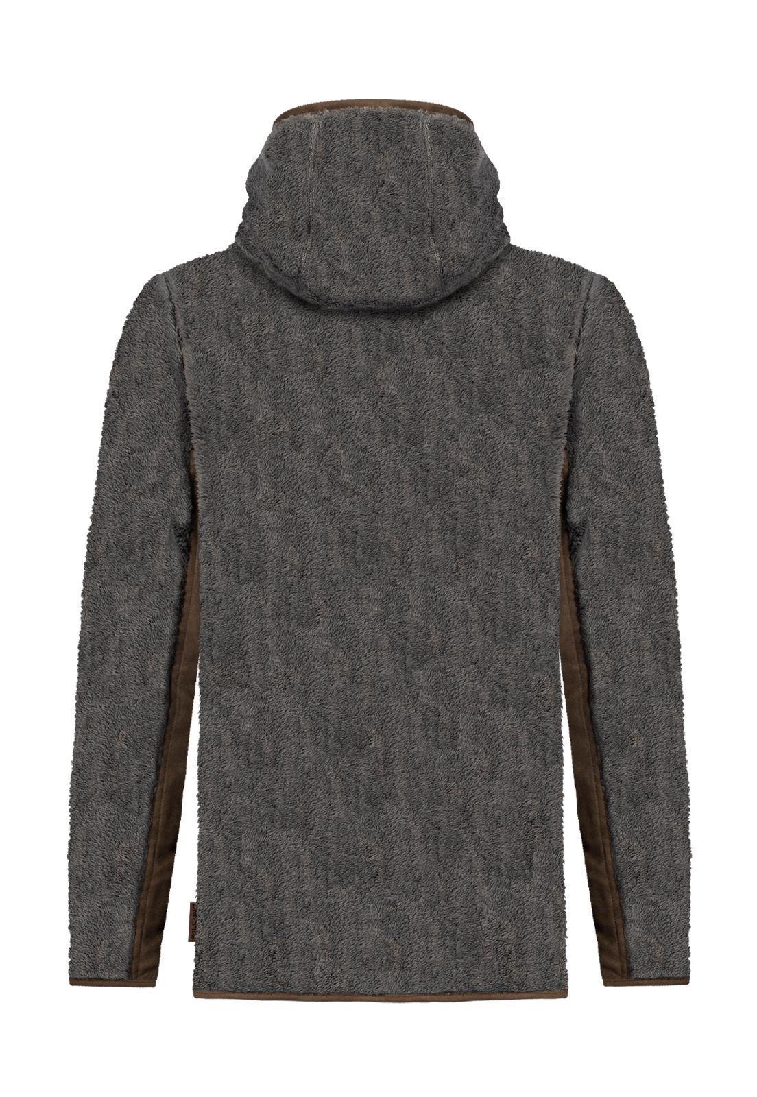 Chaqueta Chiporro Shaggy Lander Gris Plomo Falcone-1