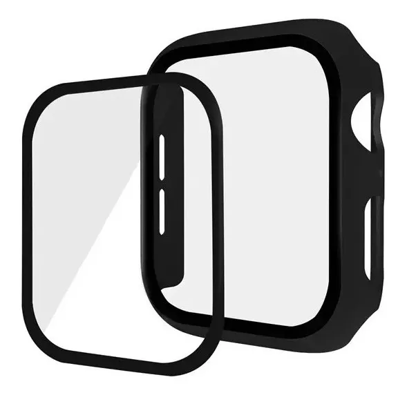 Protector Vidrio Para Apple Watch 45mm Negro-0